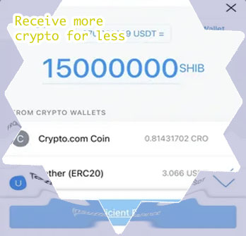 How much crypto com charges